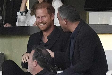 prince harry watches messi